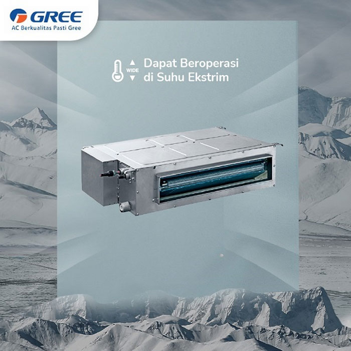 Gree AC Ceiling Duct Standard Non Inverter 1 PK - GU26PS/A-K